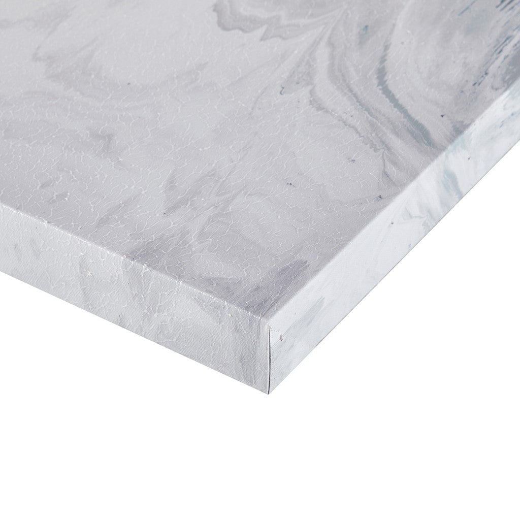 Abstracted Chevron Navy Canvas with Heavy Gel Coat