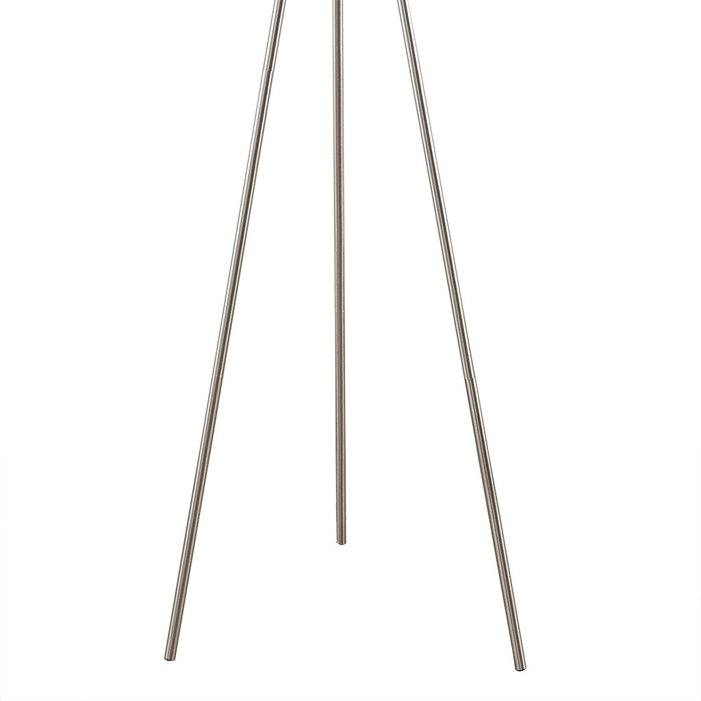 Pacific Tripod Silver Floor Lamp