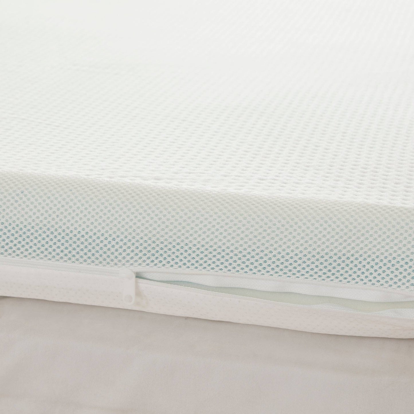 3" 3 Zone Memory Foam White Mattress Topper Mattress Topper By Olliix/JLA HOME (E & E Co., Ltd)