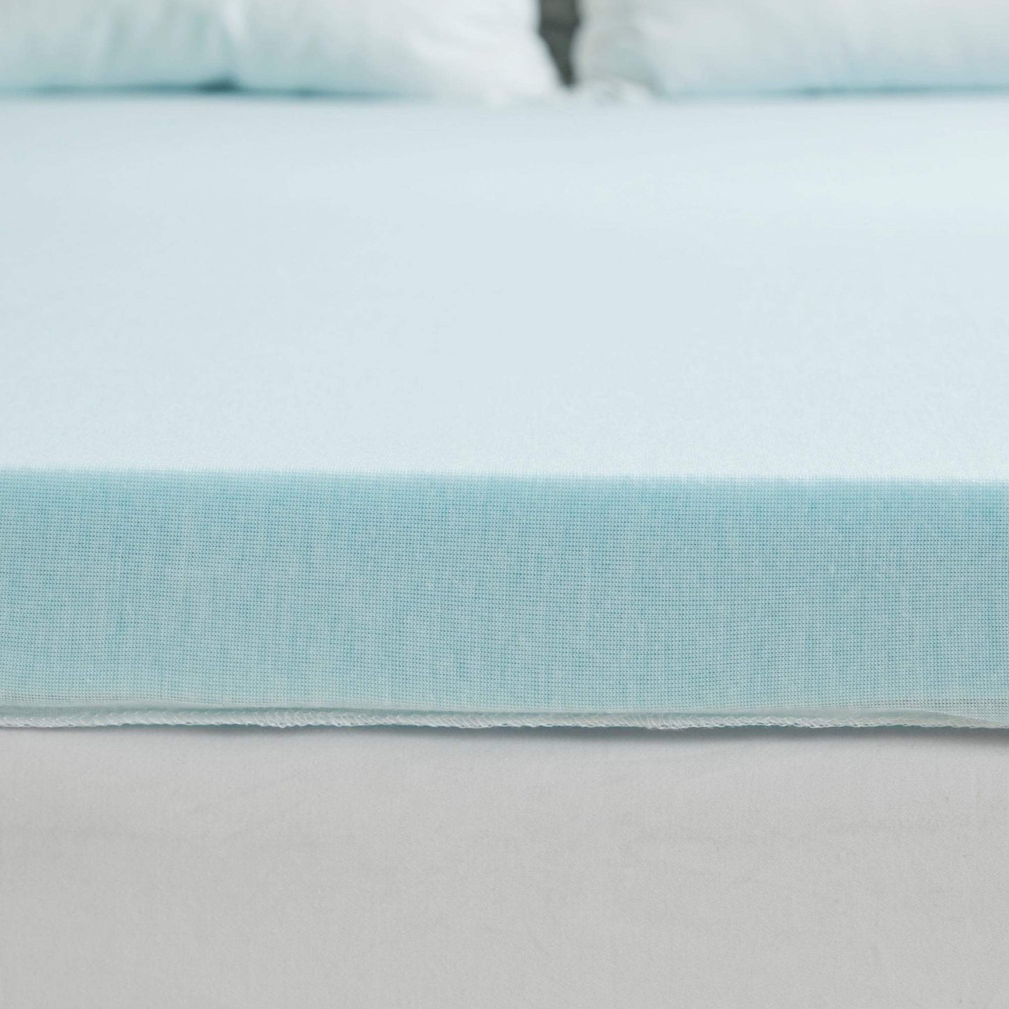 3" Gel Memory Foam with 3M Cover White Mattress Topper Mattress Topper By Olliix/JLA HOME (E & E Co., Ltd)