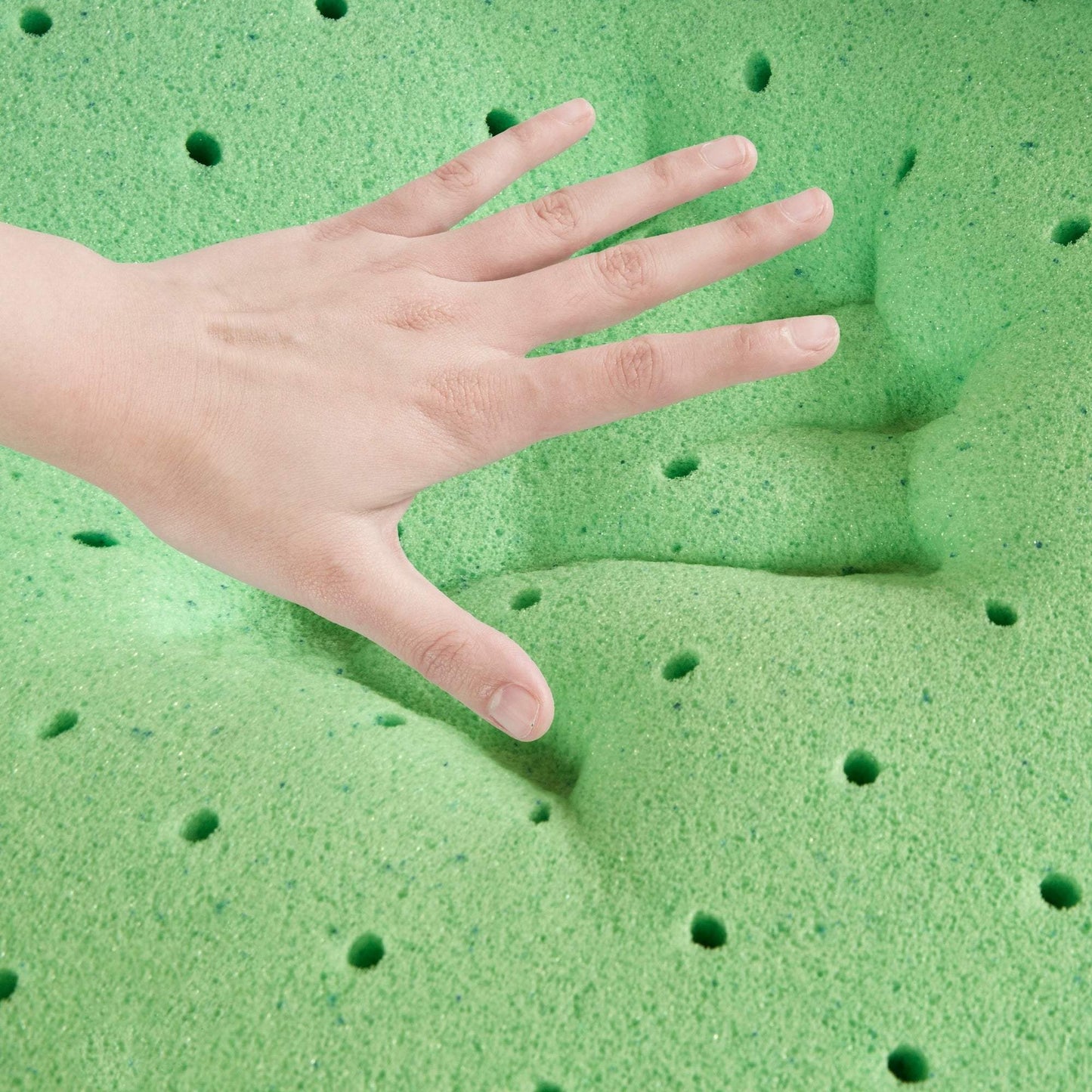 3" Gel Memory Foam with Cooling Cover White Mattress Topper Mattress Topper By Olliix/JLA HOME (E & E Co., Ltd)