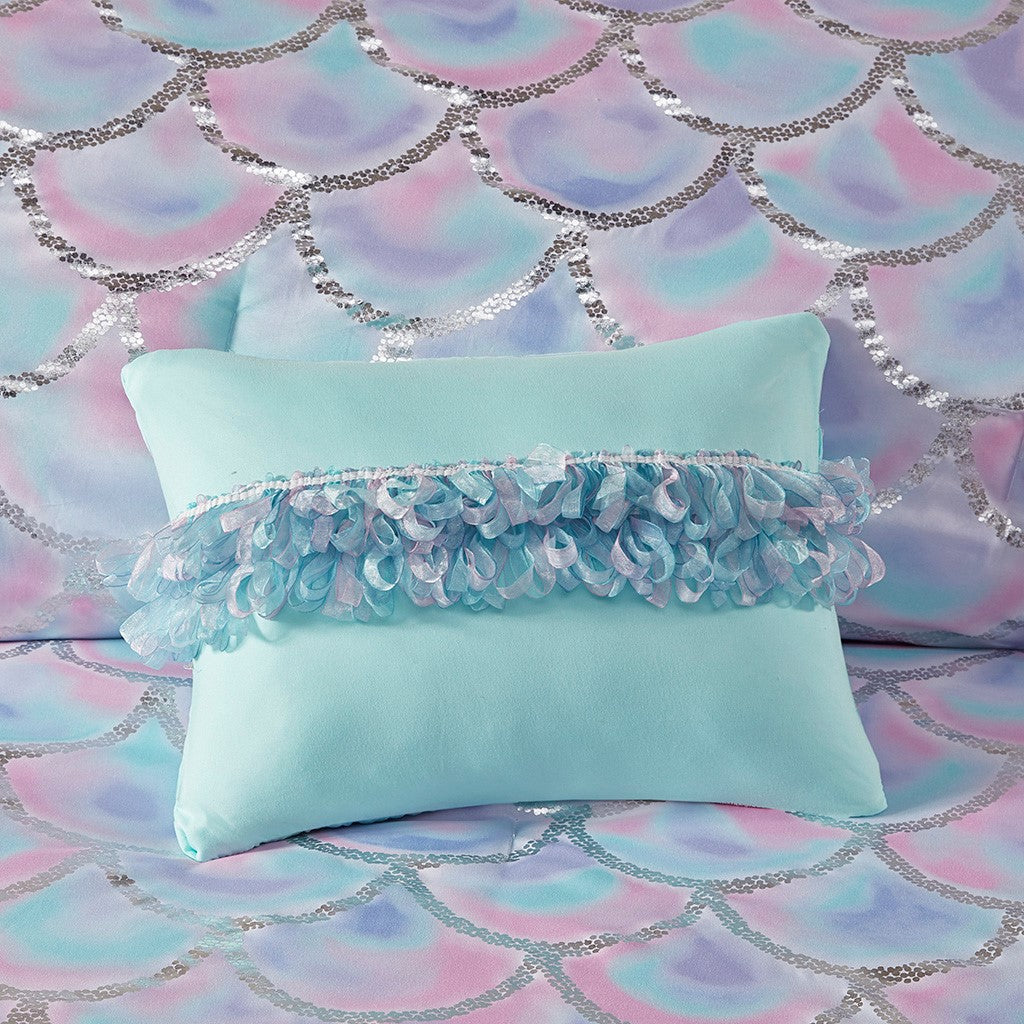 Pearl Metallic Printed Reversible Comforter Set