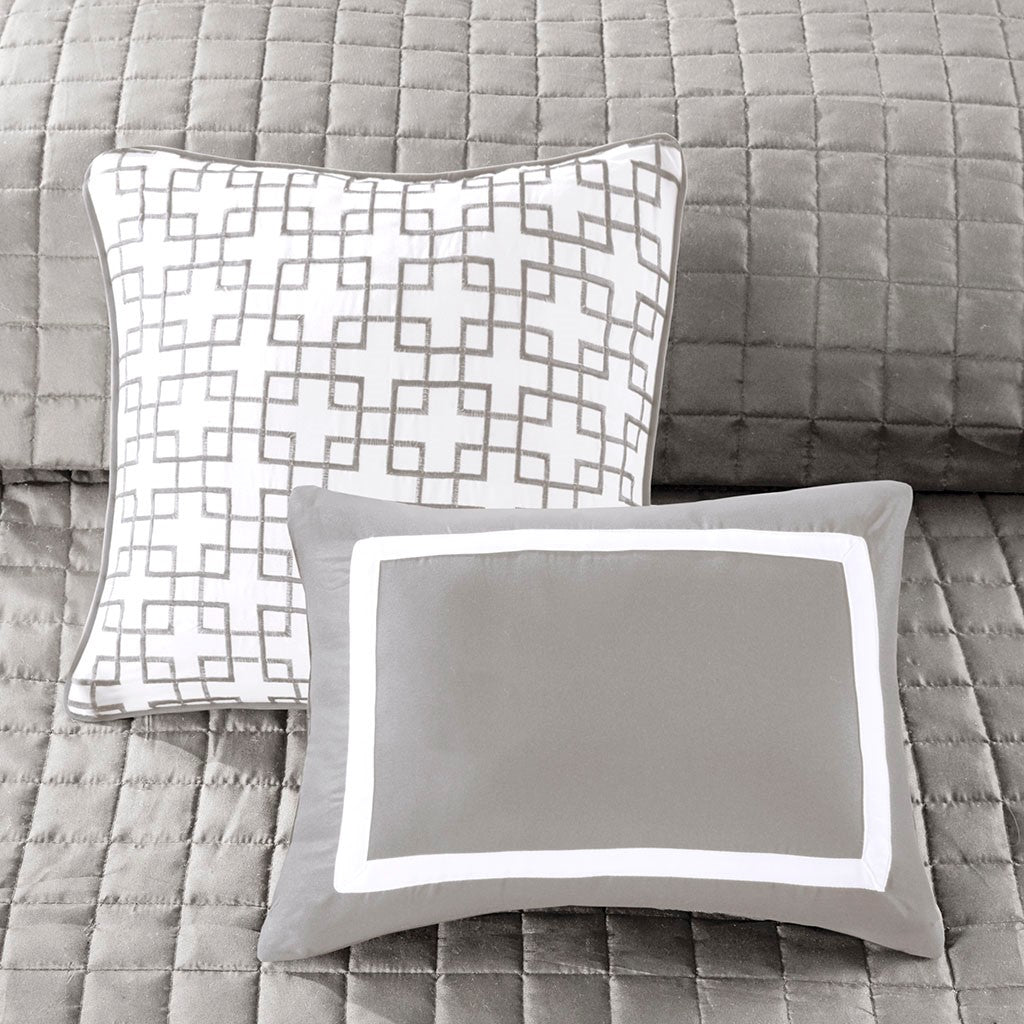 Heritage 8 Piece Comforter and Coverlet Set Collection