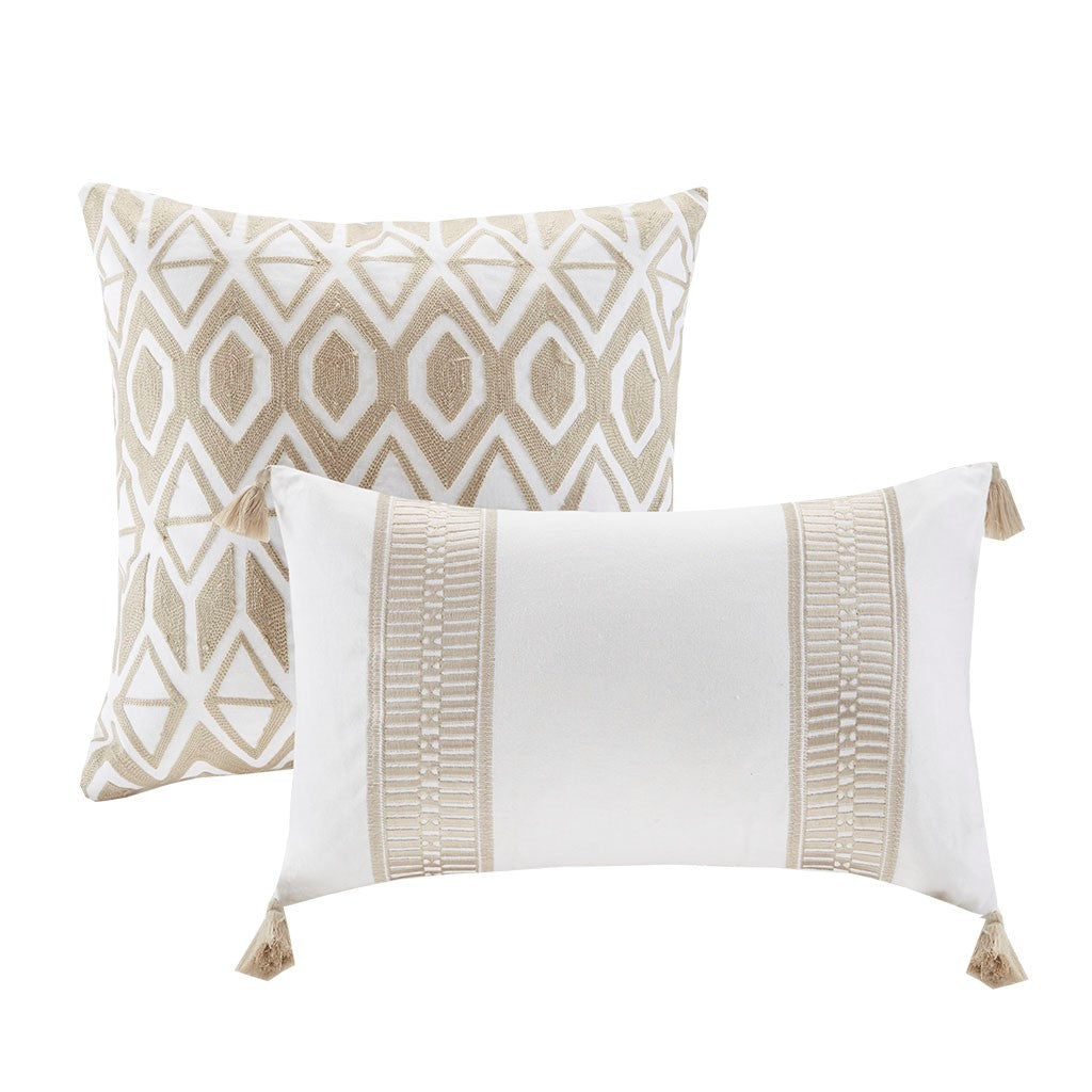 Anslee 3 Piece Cotton Yarn Dyed Duvet Cover Set