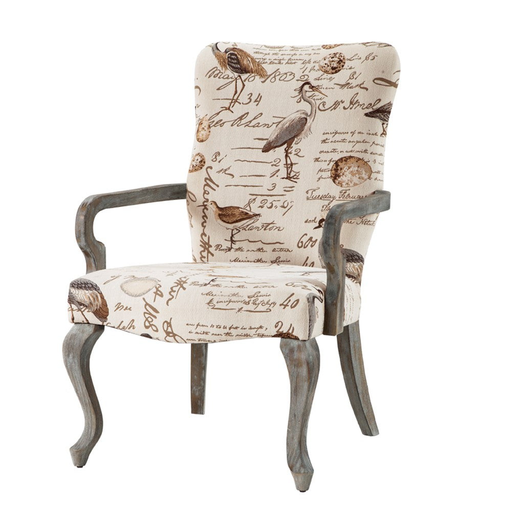 Arnau Goose Neck Ivory Multi Arm Chair