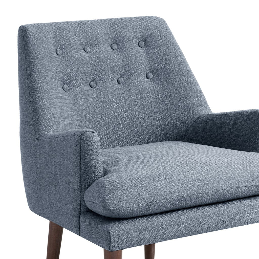 Taylor Mid-Century Blue Accent Chair