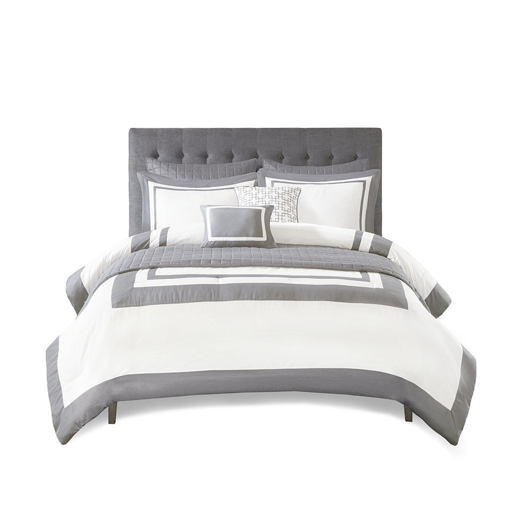 Heritage 8 Piece Comforter and Coverlet Set Collection