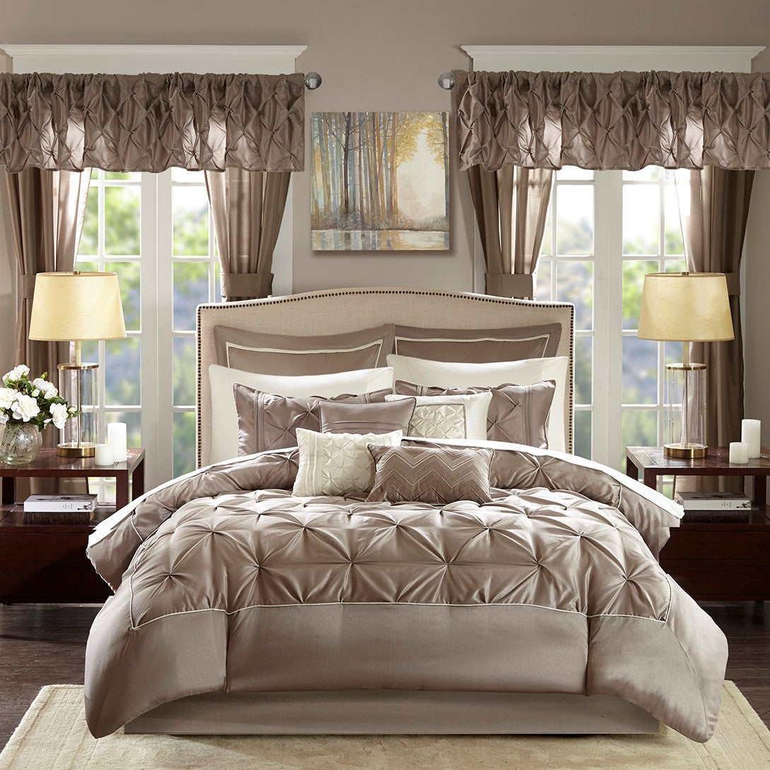 Joella Taupe 24-Piece Room in a Bag