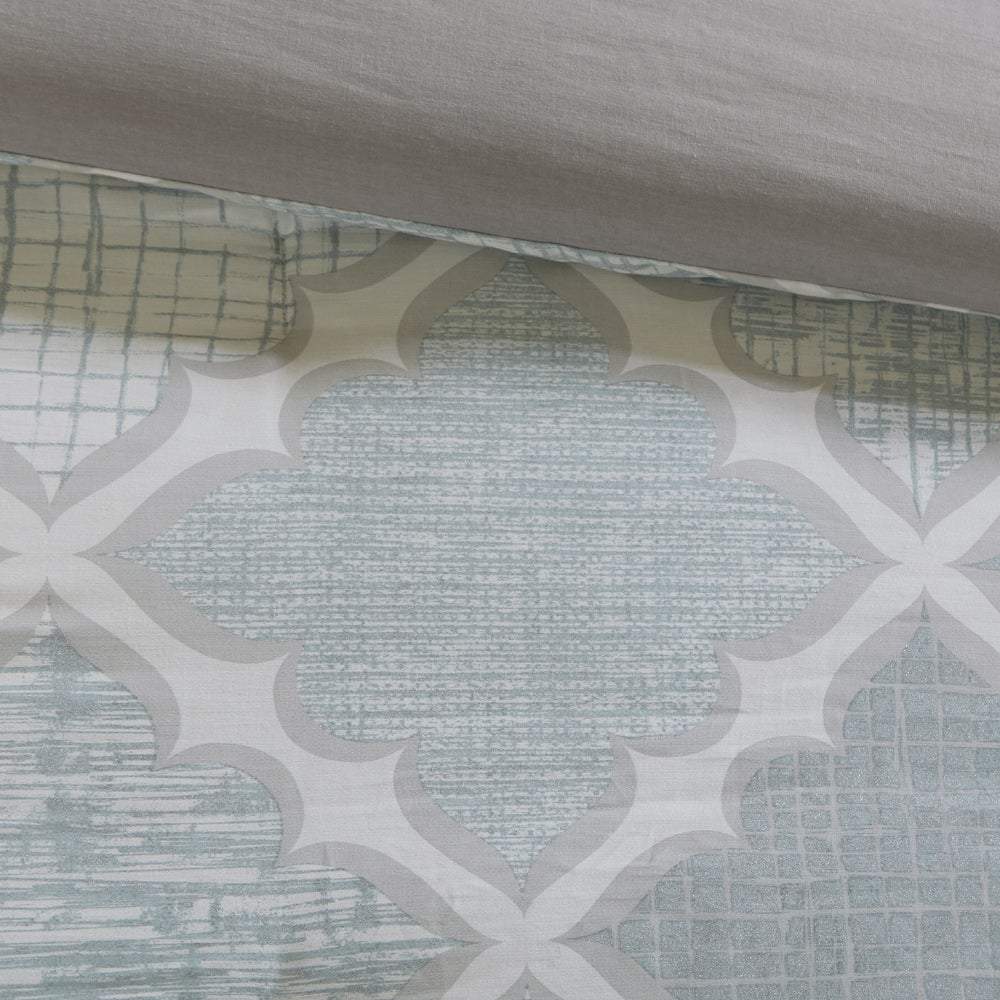 Cadence Aqua 9-Piece Comforter Set Comforter Sets By Olliix/JLA HOME (E & E Co., Ltd)