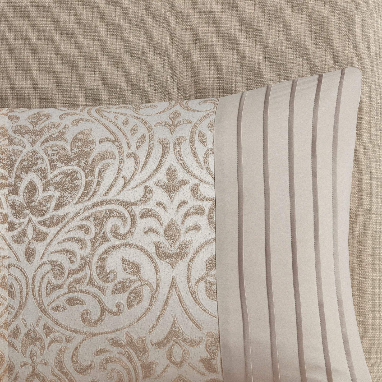 Emilia Khaki 12-Piece Comforter Set Comforter Sets By Olliix/JLA HOME (E & E Co., Ltd)