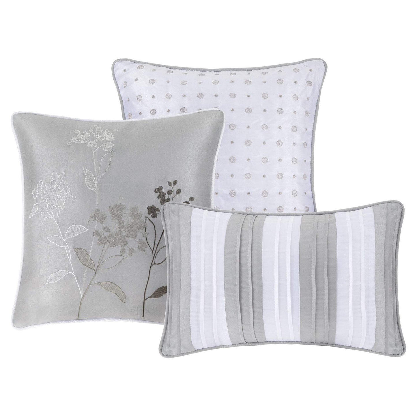 Hampton White 7-Piece Comforter Set Comforter Sets By Olliix/JLA HOME (E & E Co., Ltd)