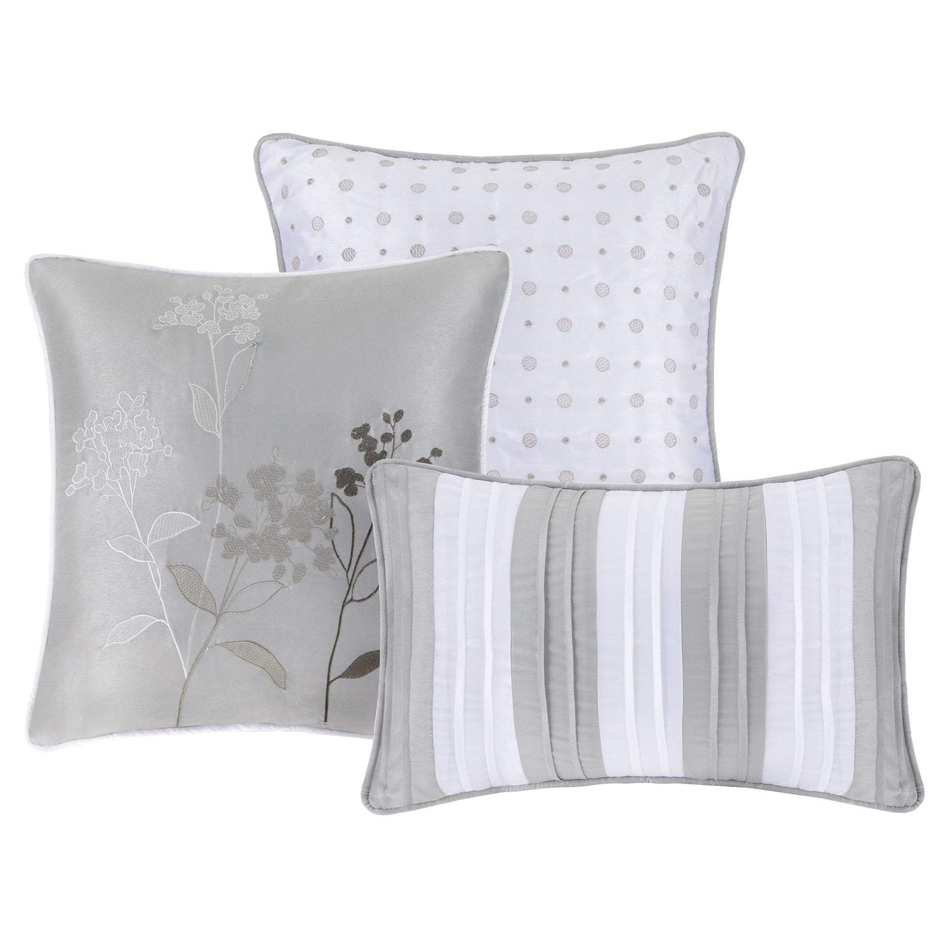 Hampton White 7-Piece Comforter Set Comforter Sets By Olliix/JLA HOME (E & E Co., Ltd)