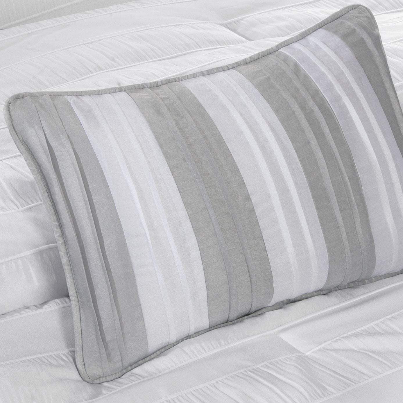 Hampton White 7-Piece Comforter Set Comforter Sets By Olliix/JLA HOME (E & E Co., Ltd)