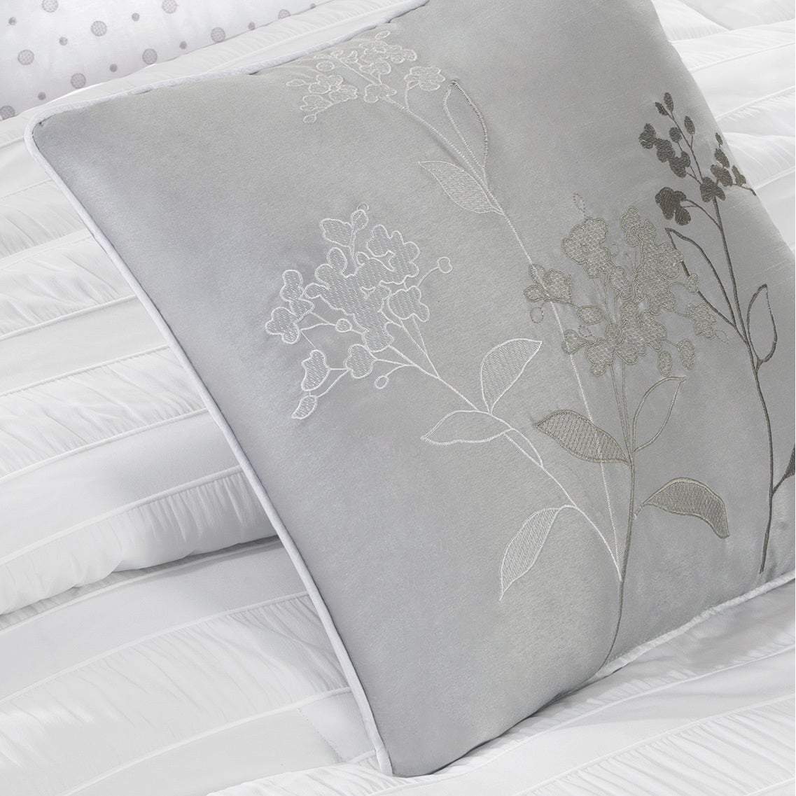 Hampton White 7-Piece Comforter Set Comforter Sets By Olliix/JLA HOME (E & E Co., Ltd)