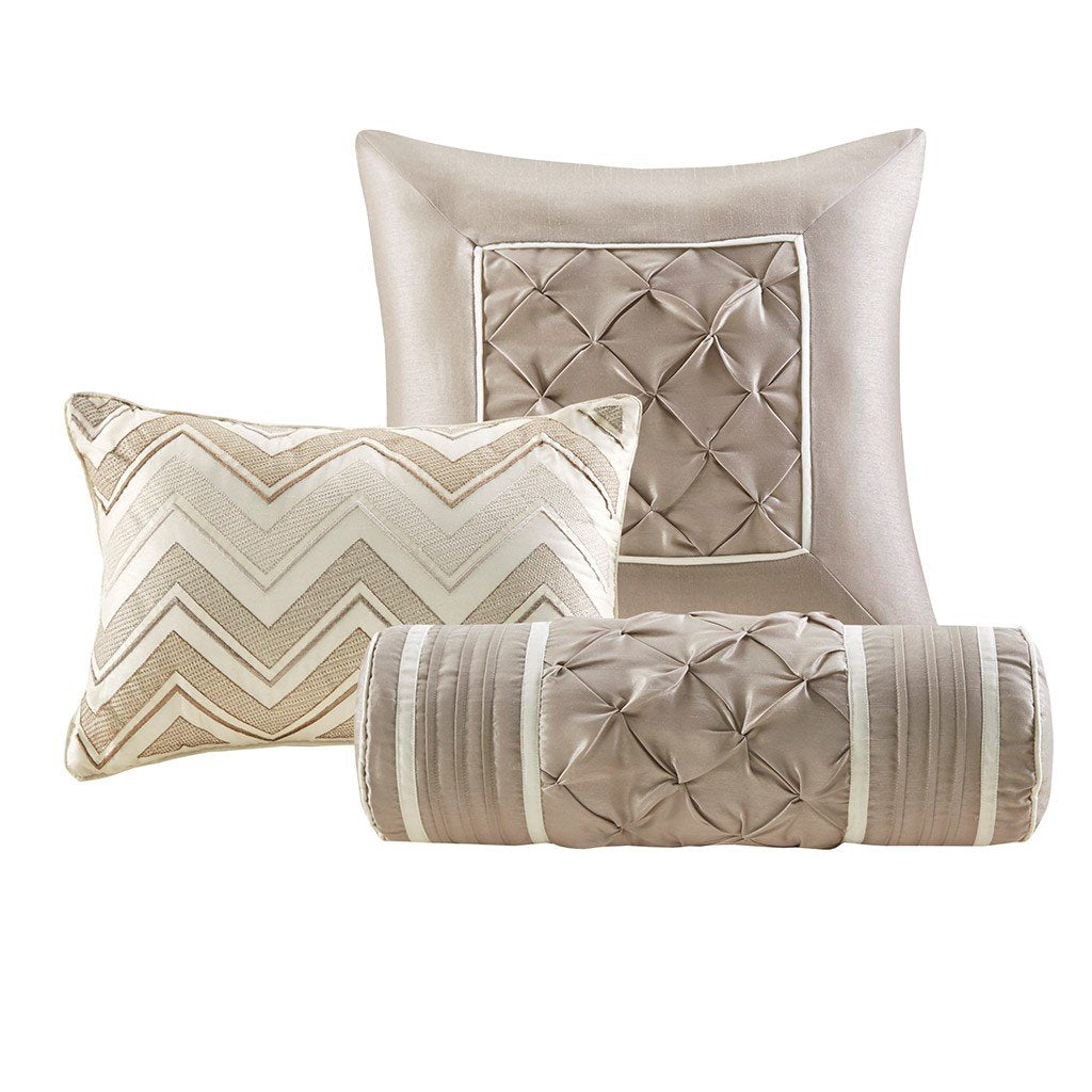 Laurel Ivory 7-Piece Comforter Set Comforter Sets By Olliix/JLA HOME (E & E Co., Ltd)