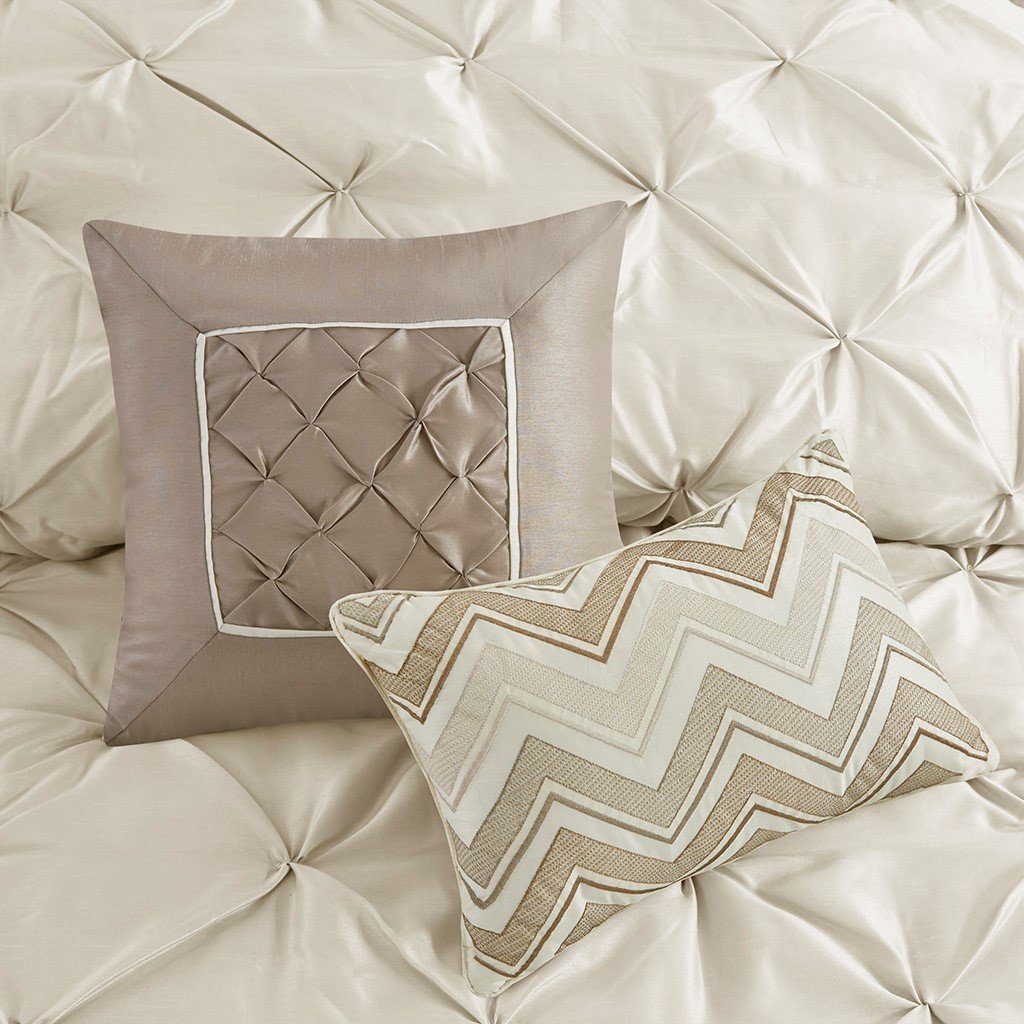 Laurel Ivory 7-Piece Comforter Set Comforter Sets By Olliix/JLA HOME (E & E Co., Ltd)