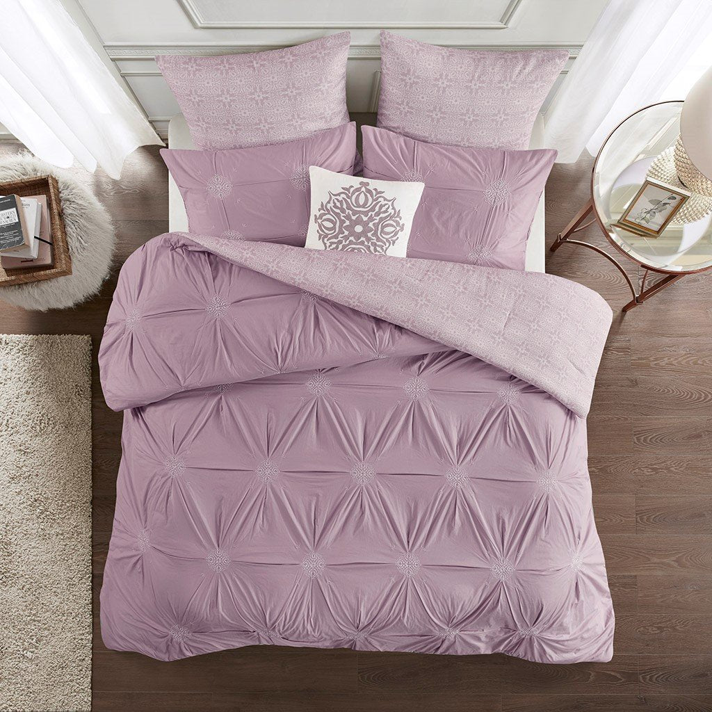 Malia Lavender 6-Piece Comforter Set Comforter Sets By Olliix/JLA HOME (E & E Co., Ltd)