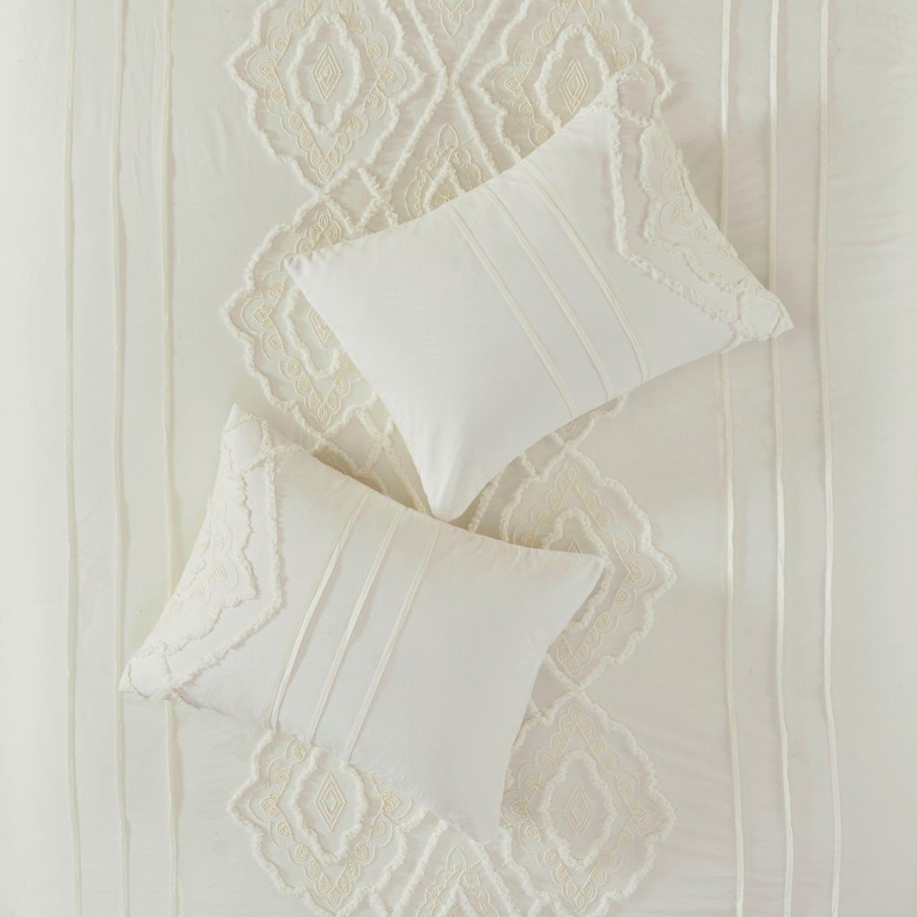 Margot White 3-Piece Comforter Set Comforter Sets By Olliix/JLA HOME (E & E Co., Ltd)