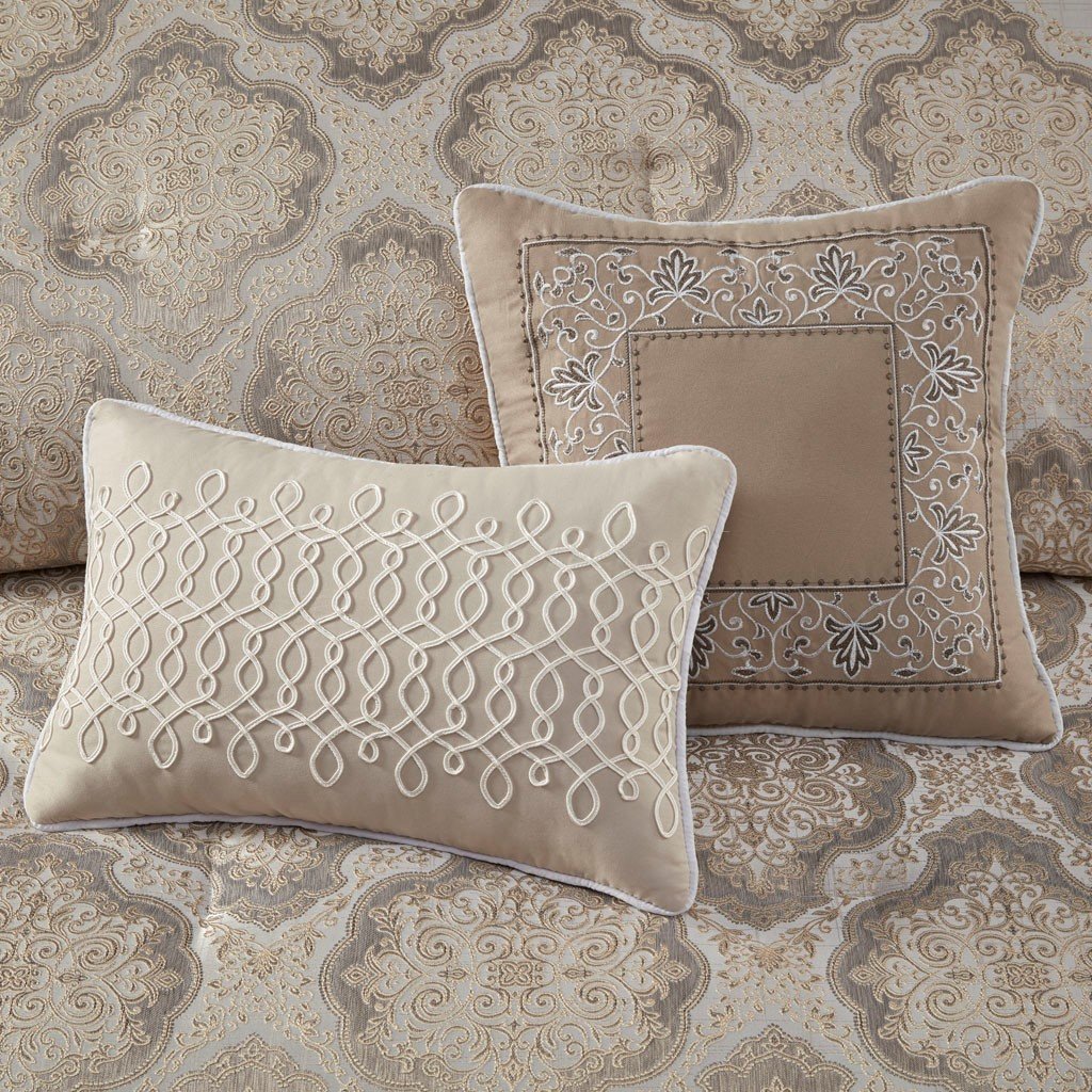Mariella Ivory 7-Piece Comforter Set Comforter Sets By Olliix/JLA HOME (E & E Co., Ltd)