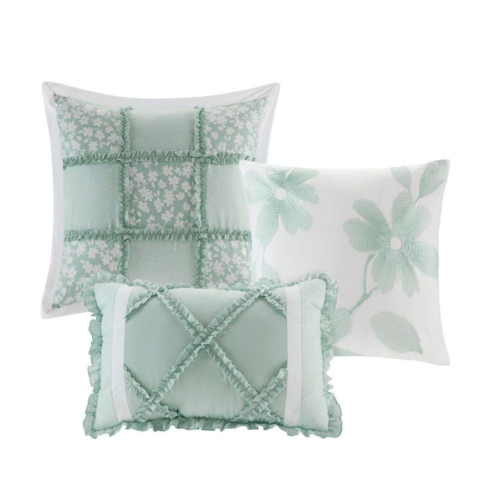 Mindy Seafoam 9-Piece Comforter Set Comforter Sets By Olliix/JLA HOME (E & E Co., Ltd)