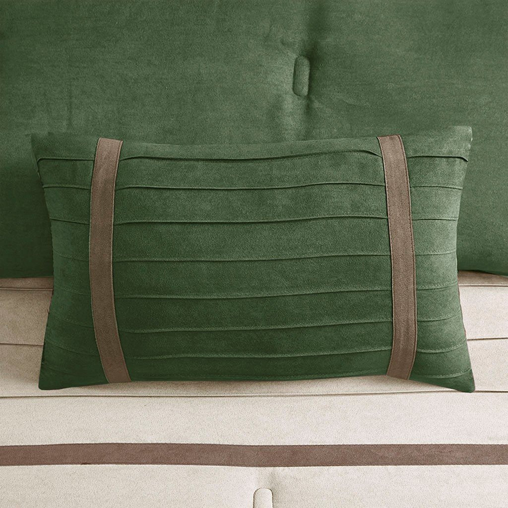 Palmer Green 7-Piece Comforter Set Comforter Sets By Olliix/JLA HOME (E & E Co., Ltd)