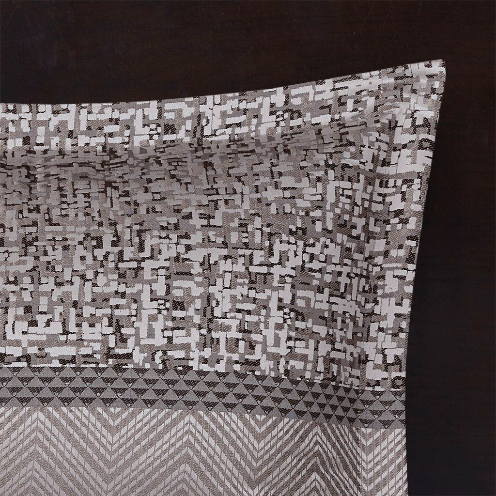 Rhapsody Grey/Taupe 7-Piece Comforter Set Comforter Sets By Olliix/JLA HOME (E & E Co., Ltd)