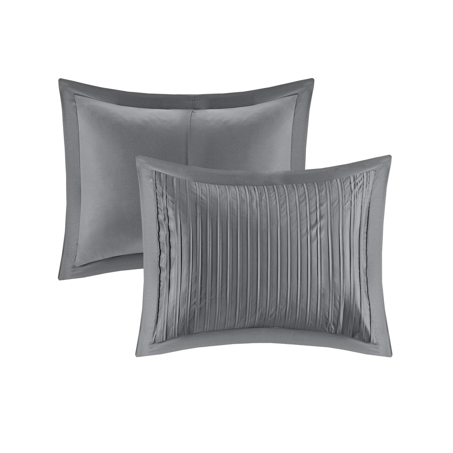 Trinity Grey 7-Piece Comforter Set Comforter Sets By Olliix/JLA HOME (E & E Co., Ltd)