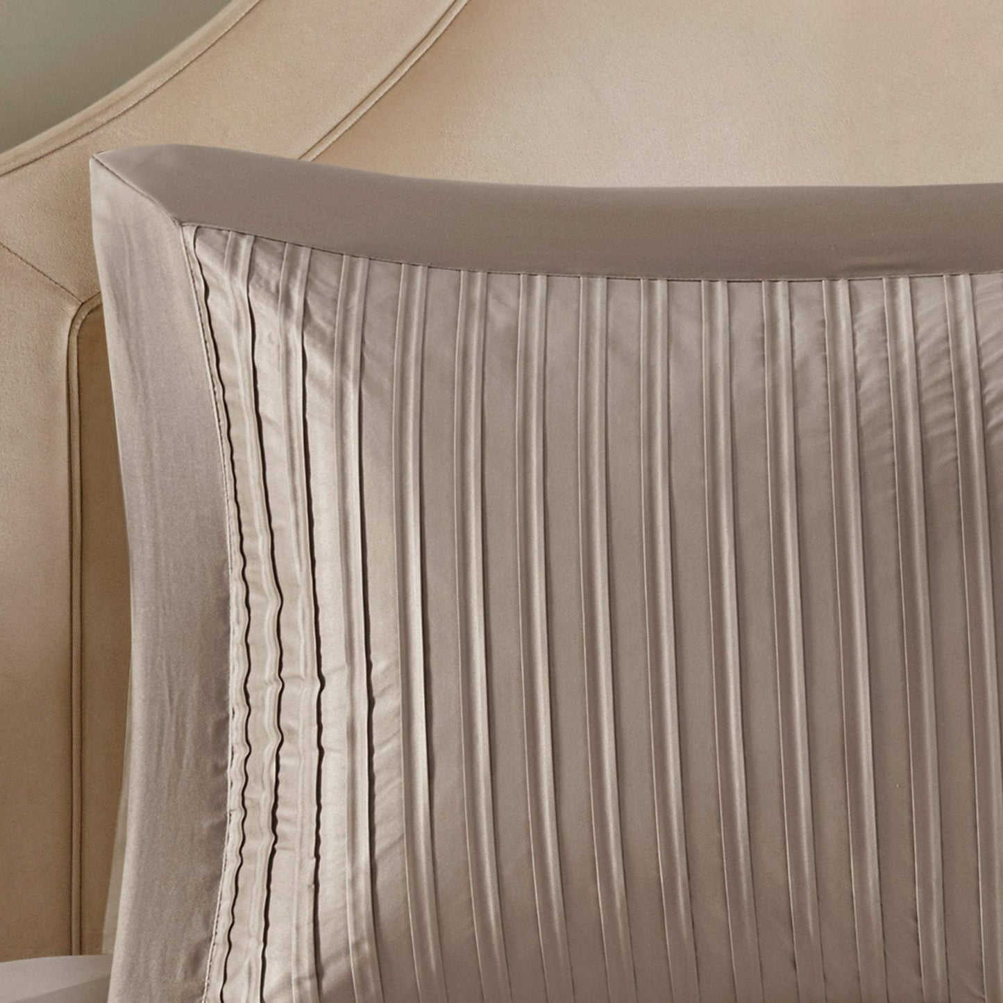 Trinity Taupe 7-Piece Comforter Set Comforter Sets By Olliix/JLA HOME (E & E Co., Ltd)