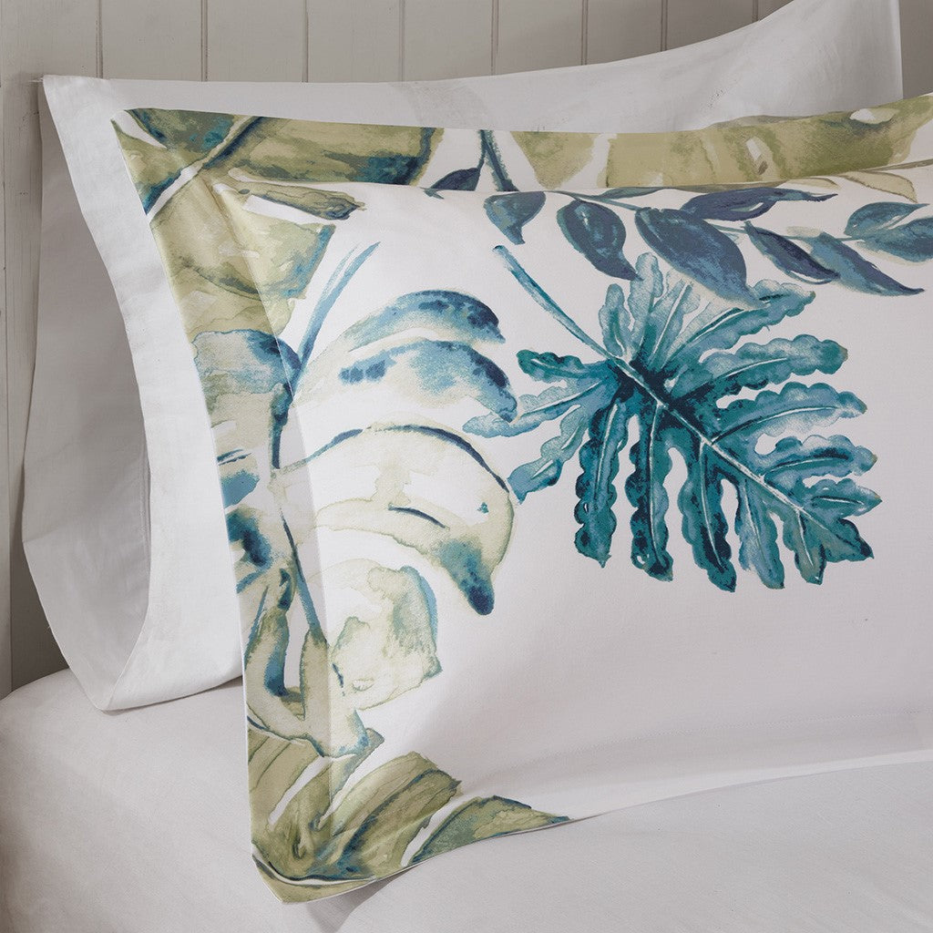 Lorelai Cotton Printed 5 Piece Duvet Cover Set