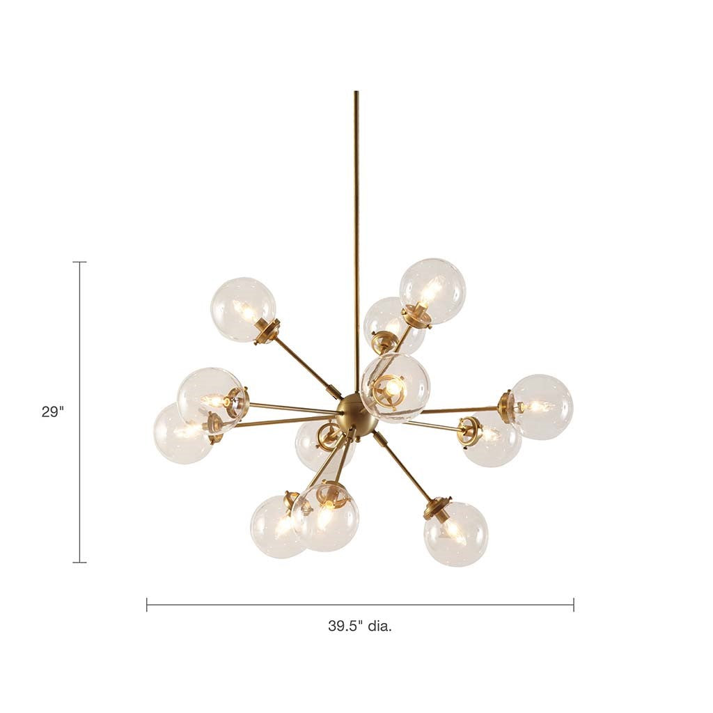 Gold Paige Chandelier