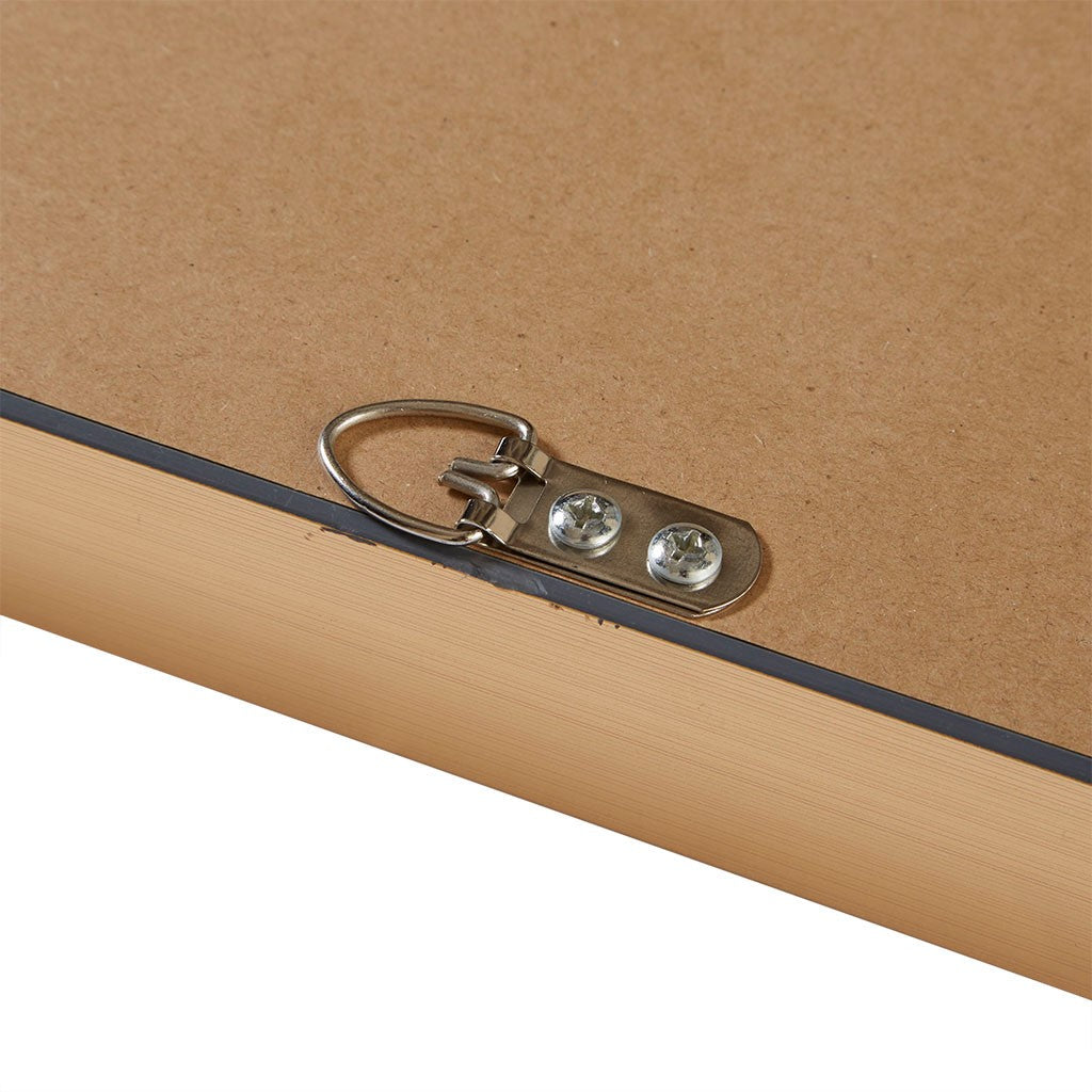 Blue Embrace Framed Canvas With Gel Coat And Gold Foil