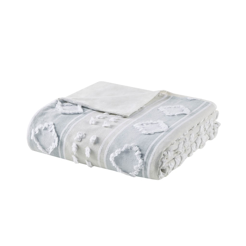 Brice 5 Piece Cotton Clipped Jacquard Duvet Set