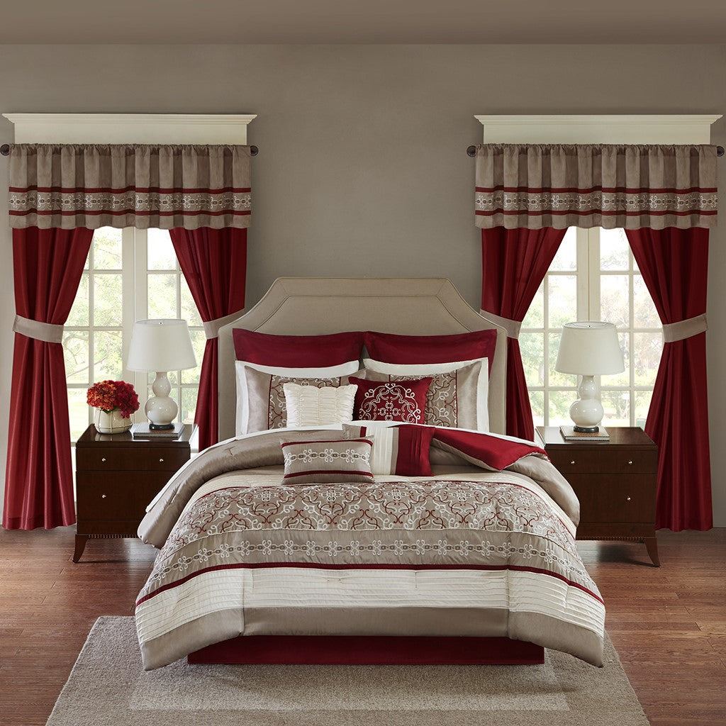 Jelena Red 24-Piece Room in a Bag