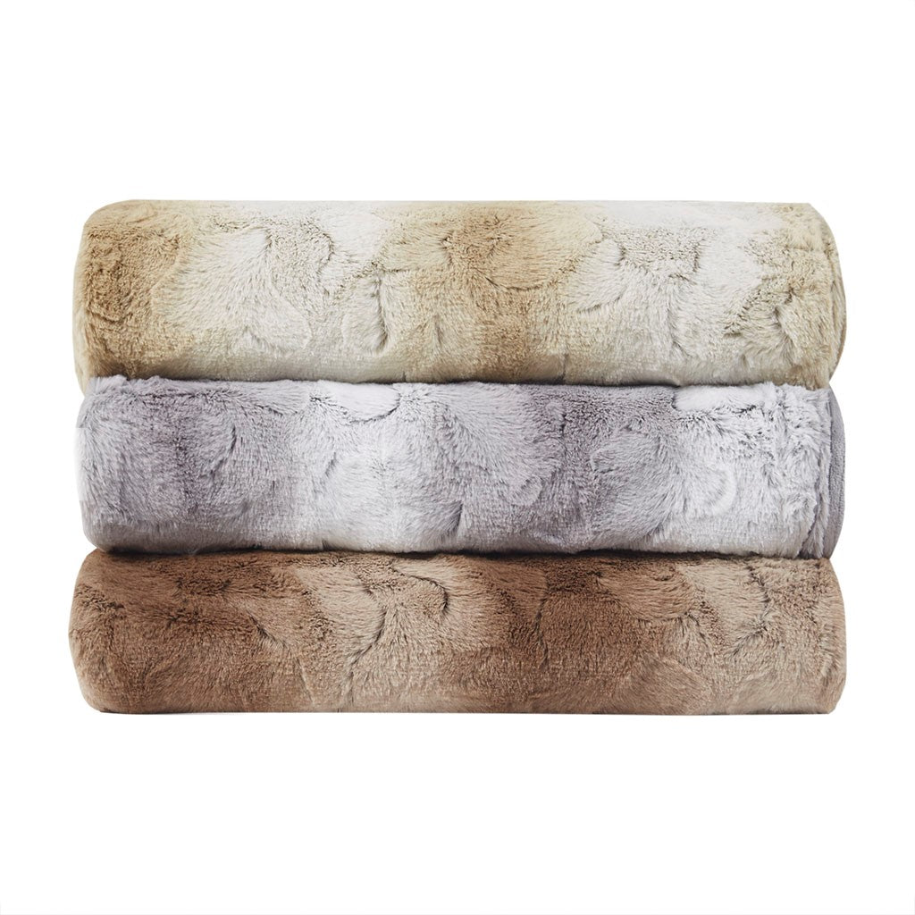 Zuri Weighted Faux Fur Blanket