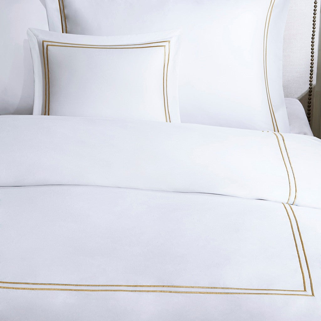 Luxury Collection 1000 TC Embroidered Cotton Sateen 5 PC Comforter Set