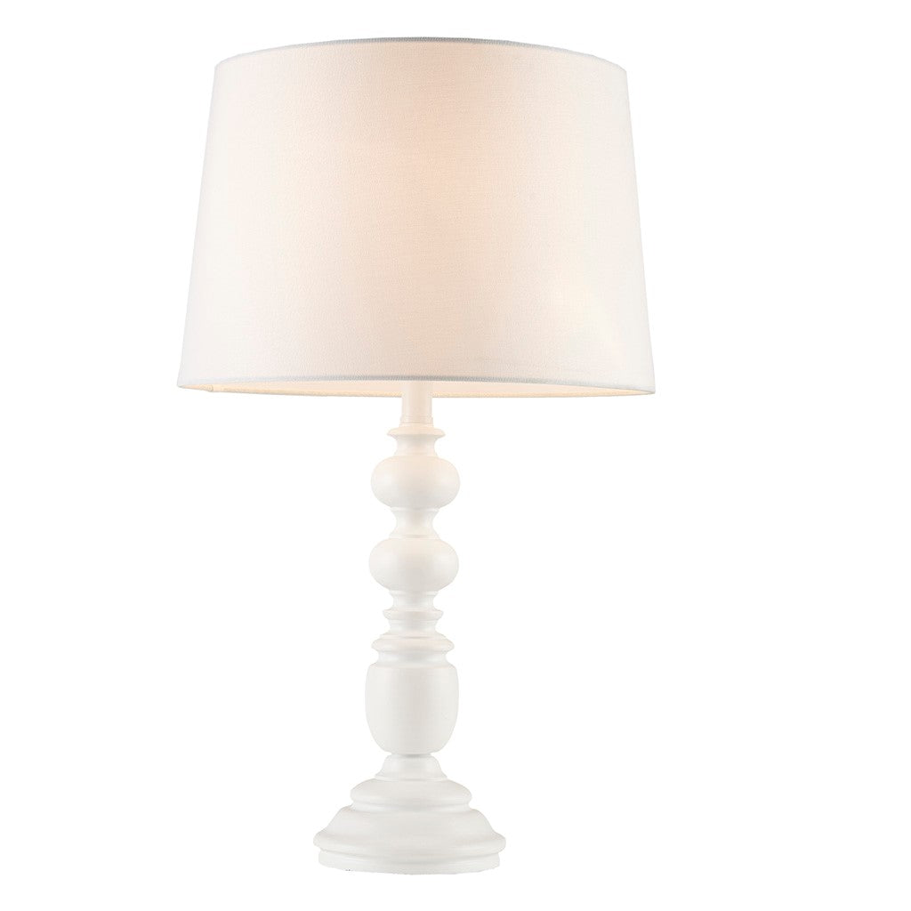 Astoria Cottage Buffet White Table Lamp