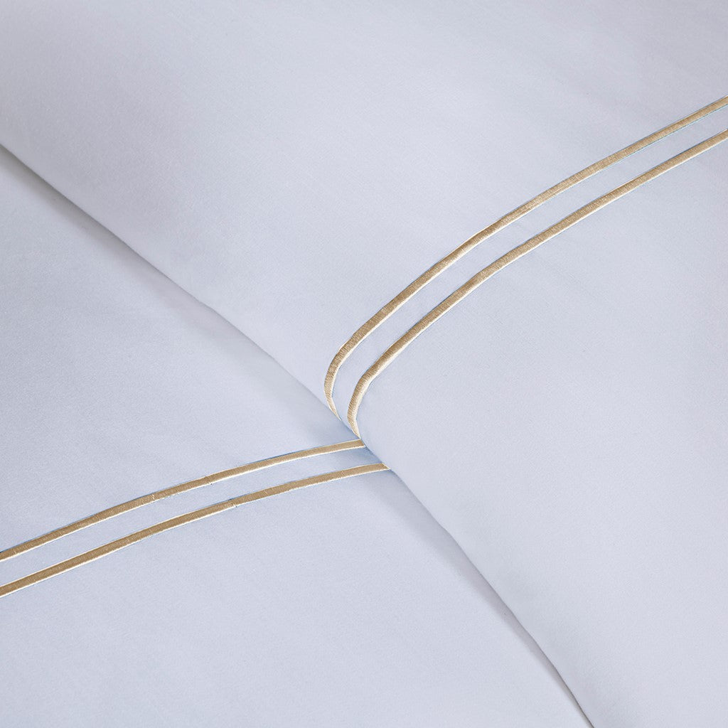 Luxury Collection 1000 TC Embroidered Cotton Sateen 5 PC Comforter Set