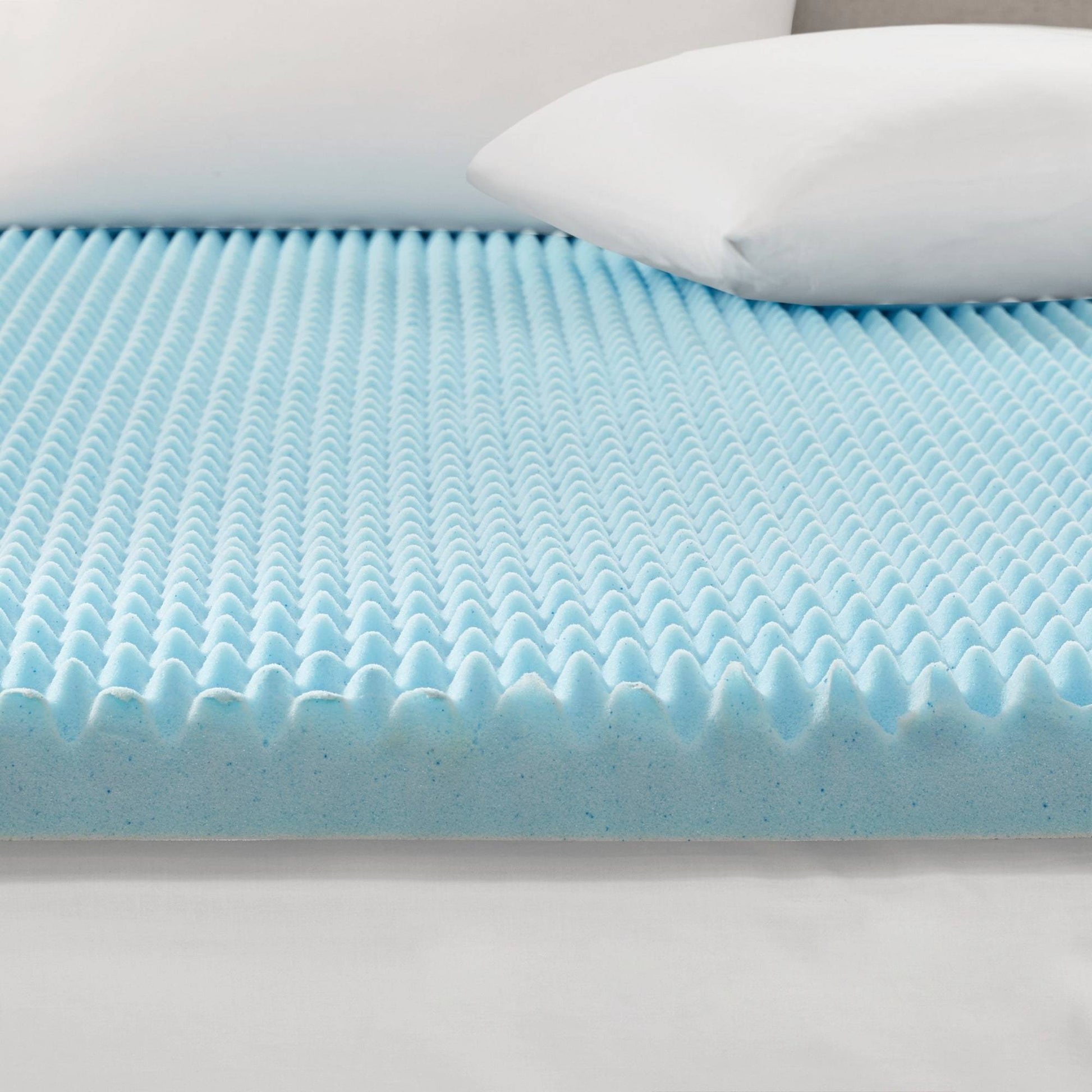 3" Gel Memory Foam Blue Mattress Topper Mattress Topper By Olliix/JLA HOME (E & E Co., Ltd)