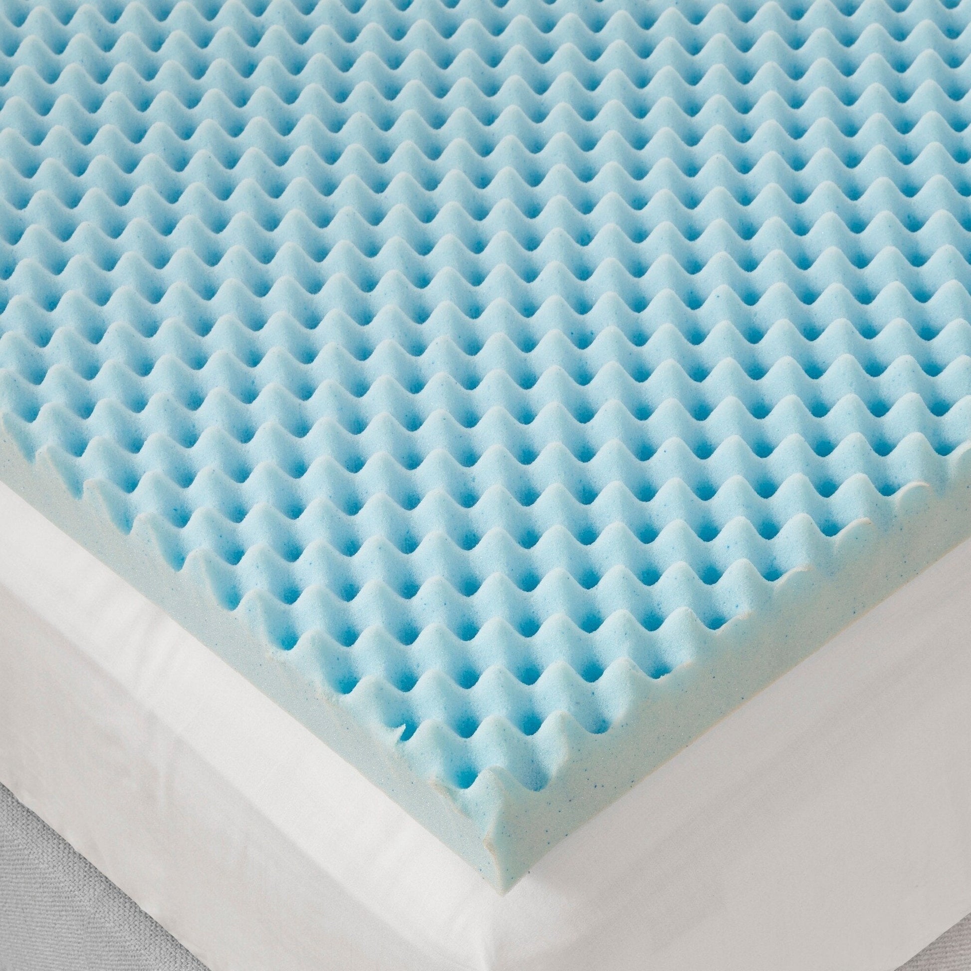 3" Gel Memory Foam Blue Mattress Topper Mattress Topper By Olliix/JLA HOME (E & E Co., Ltd)