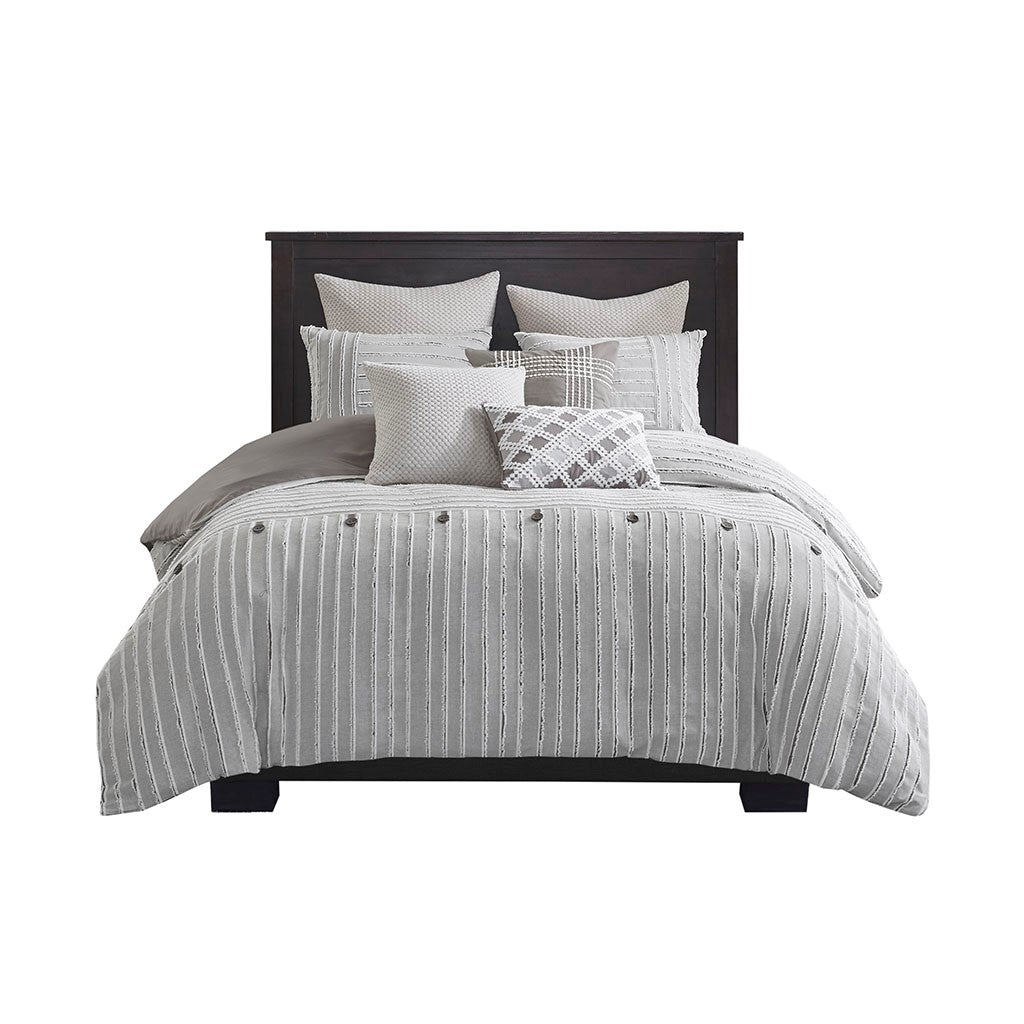 Essence Cotton Clip Jacquard Comforter Set