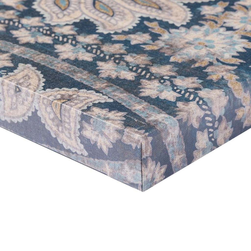 Weathered Damask Walls Printed Linen 3 Piece Set