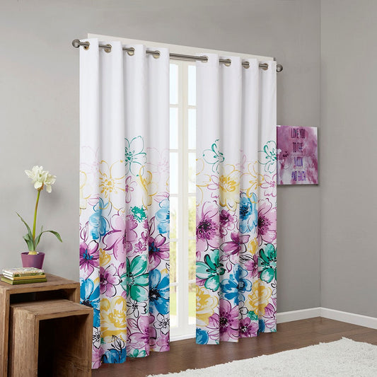 Olivia Printed Blackout Window Panel