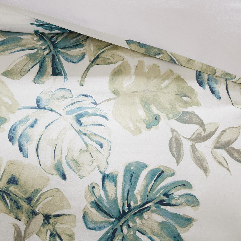 Lorelai Cotton Printed 5 Piece Duvet Cover Set
