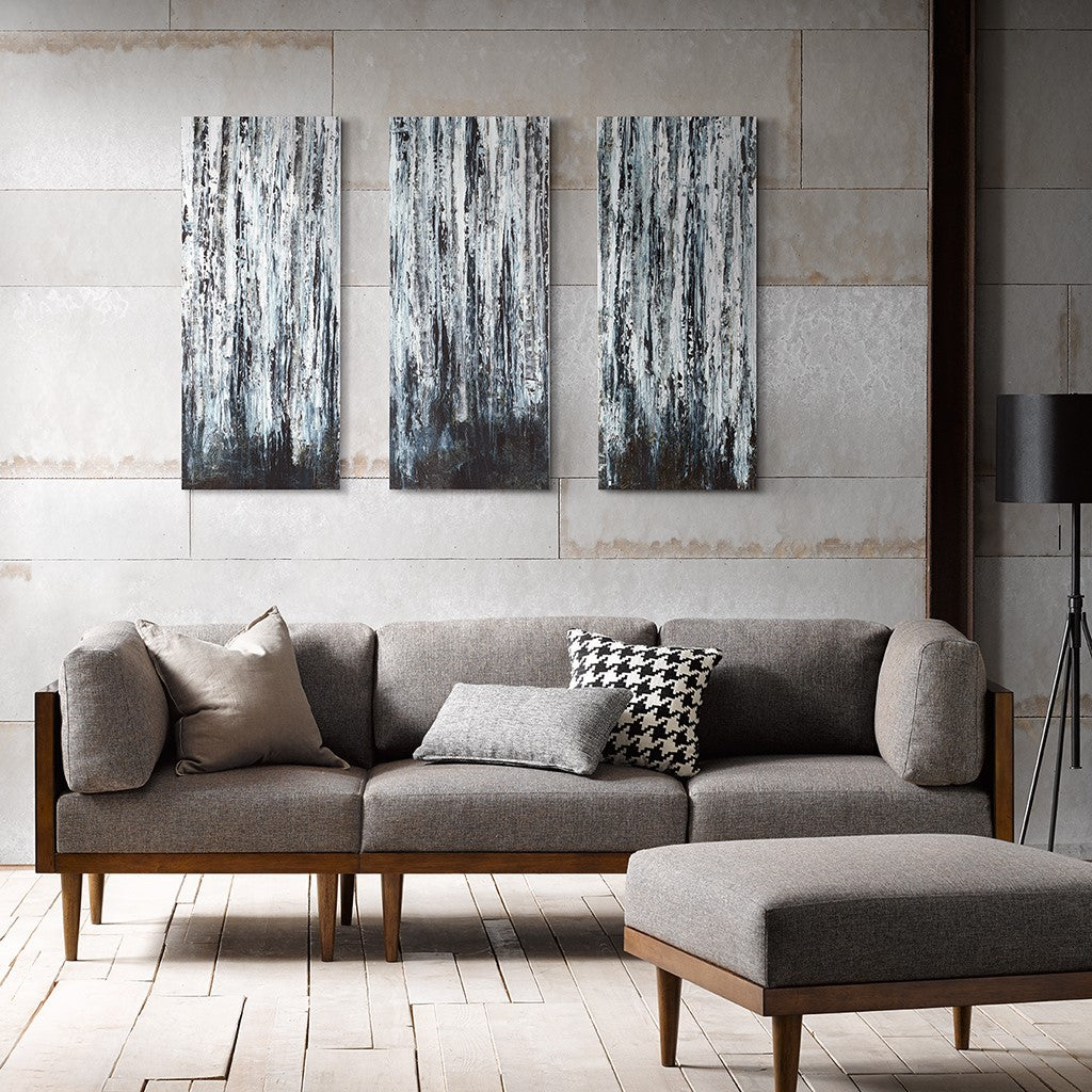 Birch Forest Set Of 3 Printed Canvas With Gel Coat