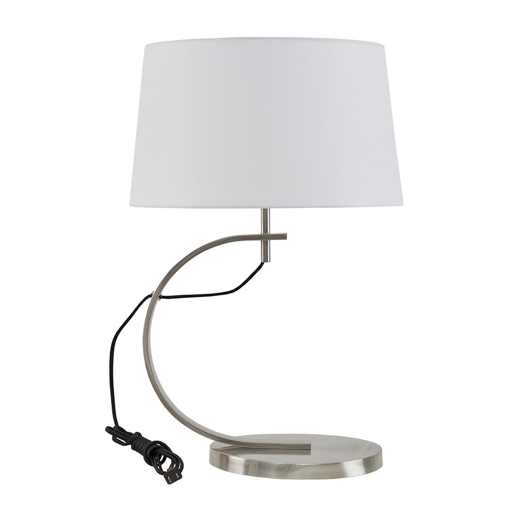 Octavia Silver Table Lamp