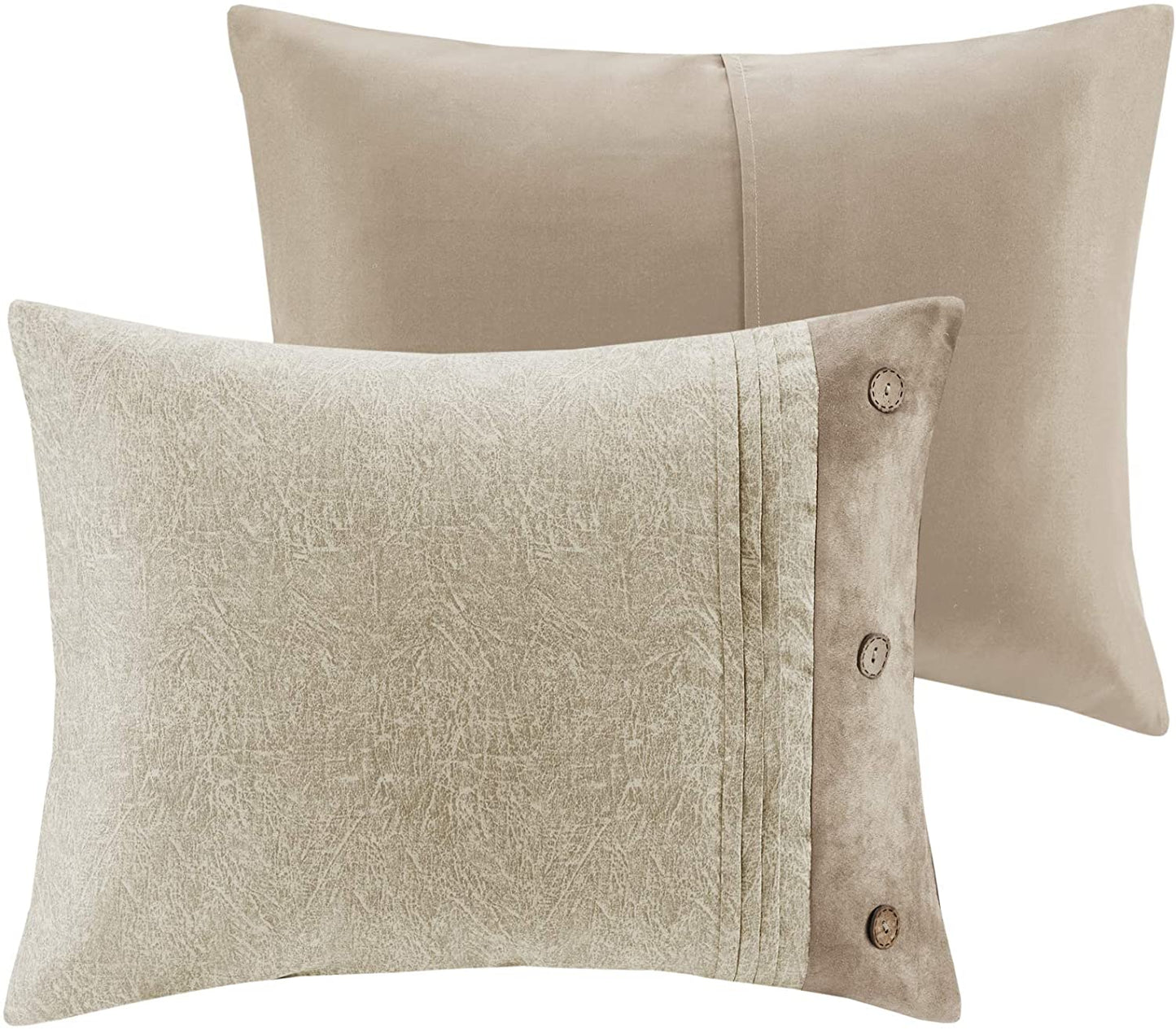 Boone Tan 7-Piece Comforter Set Comforter Sets By Olliix/JLA HOME (E & E Co., Ltd)