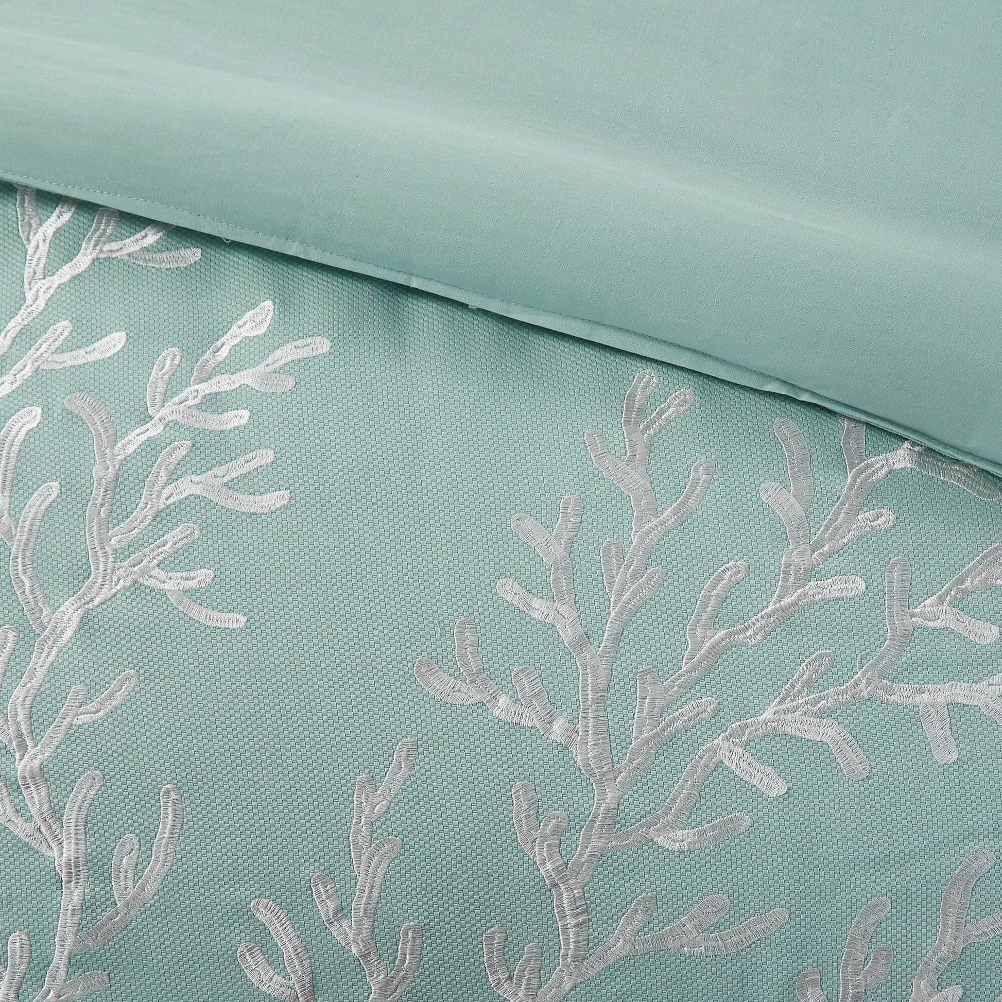 Coastline Aqua 4-Piece Comforter Set Comforter Sets By Olliix/JLA HOME (E & E Co., Ltd)