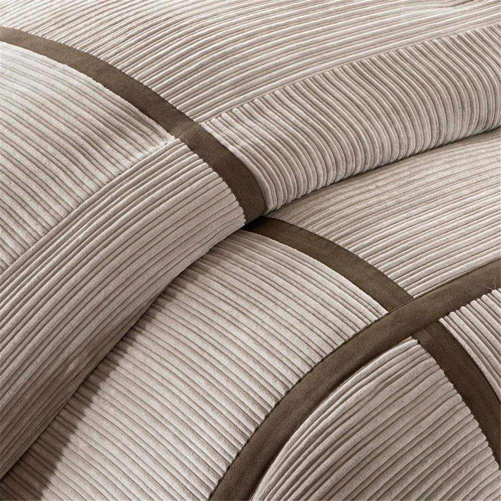 Dallas Taupe 7-Piece Comforter Set Comforter Sets By Olliix/JLA HOME (E & E Co., Ltd)