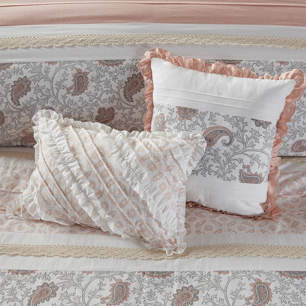 Dawn Blush 9-Piece Comforter Set Comforter Sets By Olliix/JLA HOME (E & E Co., Ltd)