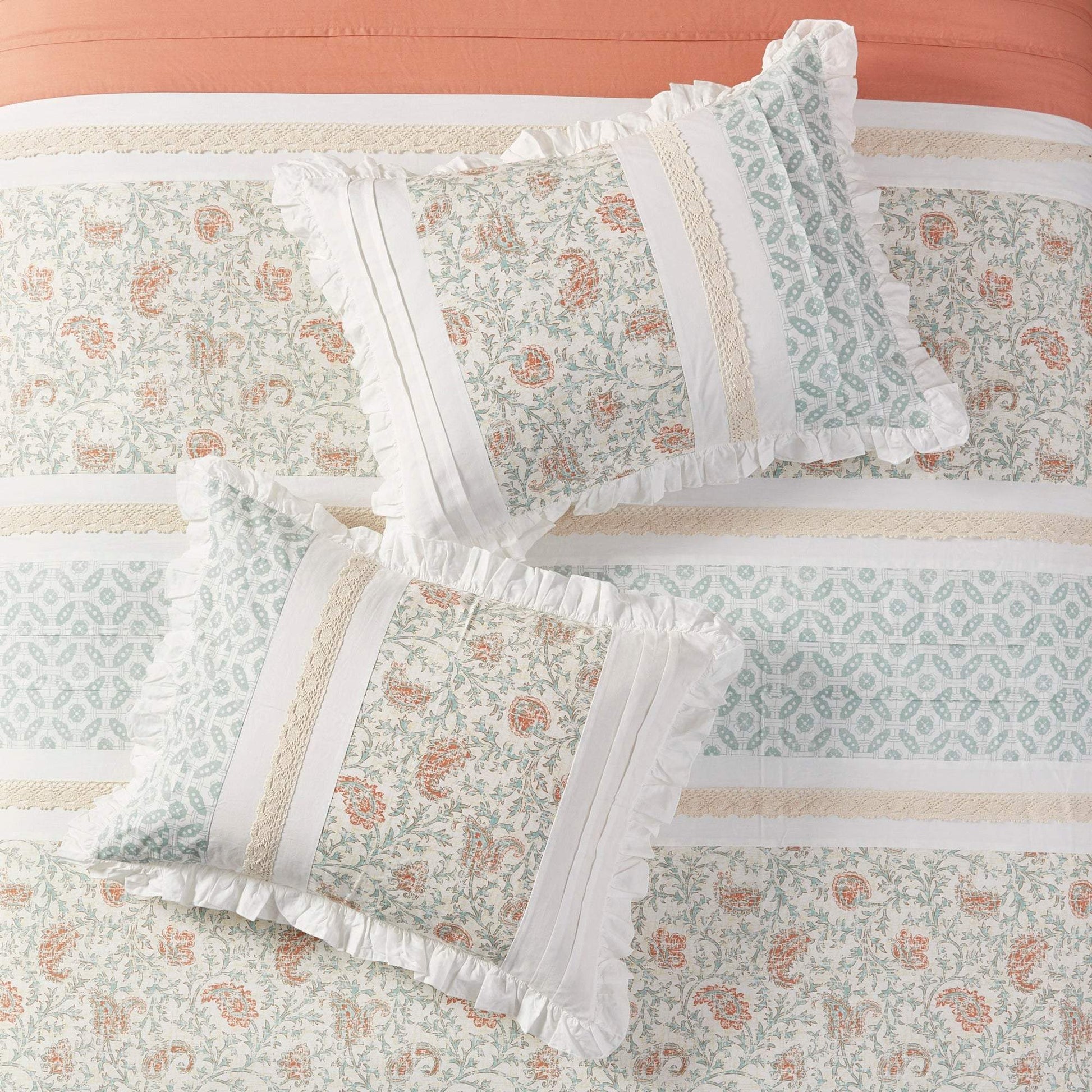 Dawn Coral 9-Piece Comforter Set Comforter Sets By Olliix/JLA HOME (E & E Co., Ltd)